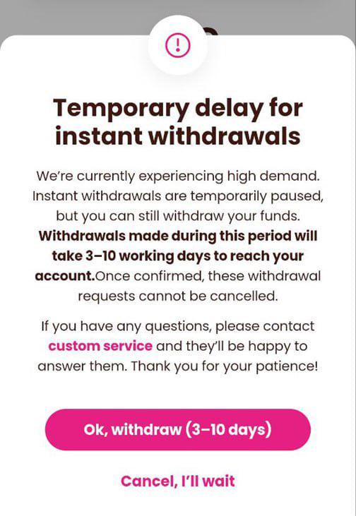 Funding Delays: When Instant Takes 3 Days 2 Funding Delays: When Instant Takes 3 Days