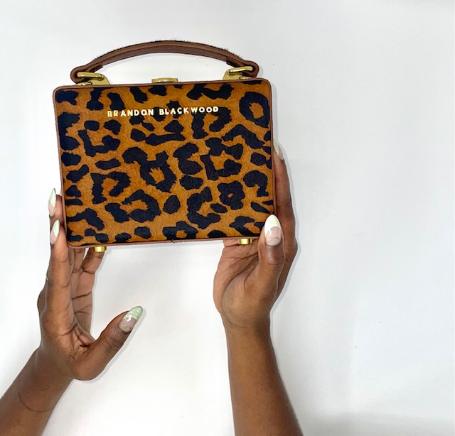 This Brandon Blackwood Leopard Bag is Selling Out Fast