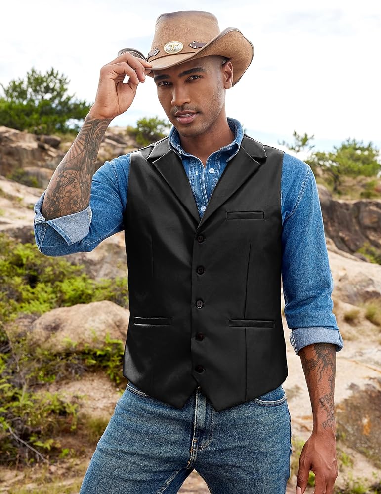 Best Cowboy Leather Vest 2025 - Premium Western Style