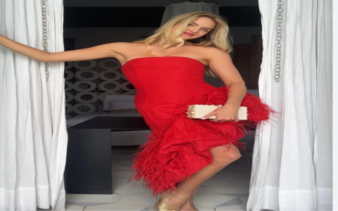 Designer Embellished Style - Red Cult Gaia Dress Look