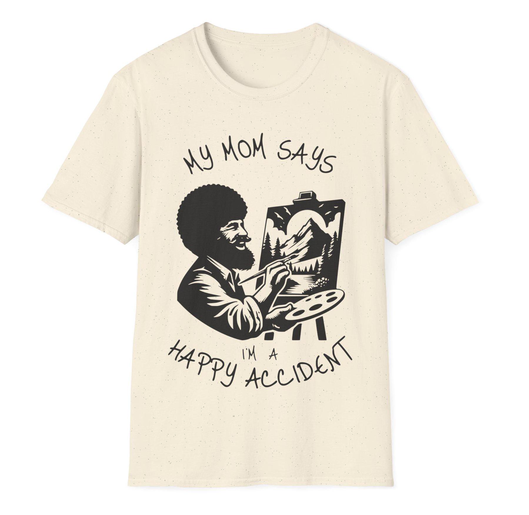Bob Ross Beat Devil Out T-Shirt | Happy Accidents Gift