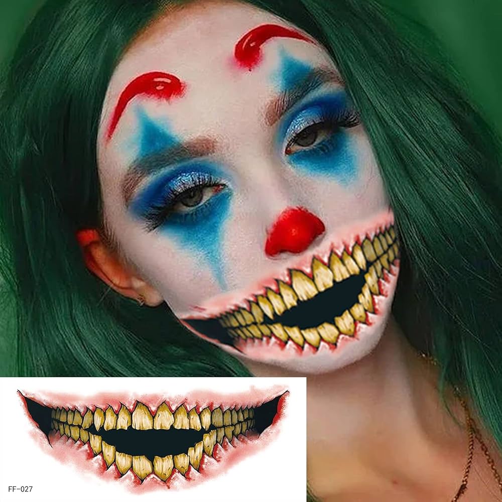 Scary Fake Lips Costume Props for Halloween Party Fun