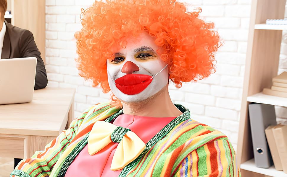 Scary Fake Lips Costume Props for Halloween Party Fun