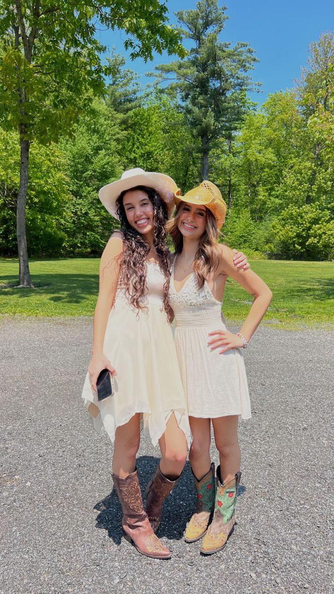 Taylor Swift Debut Outfit Ideas: Cowboy Boots + Sundresses