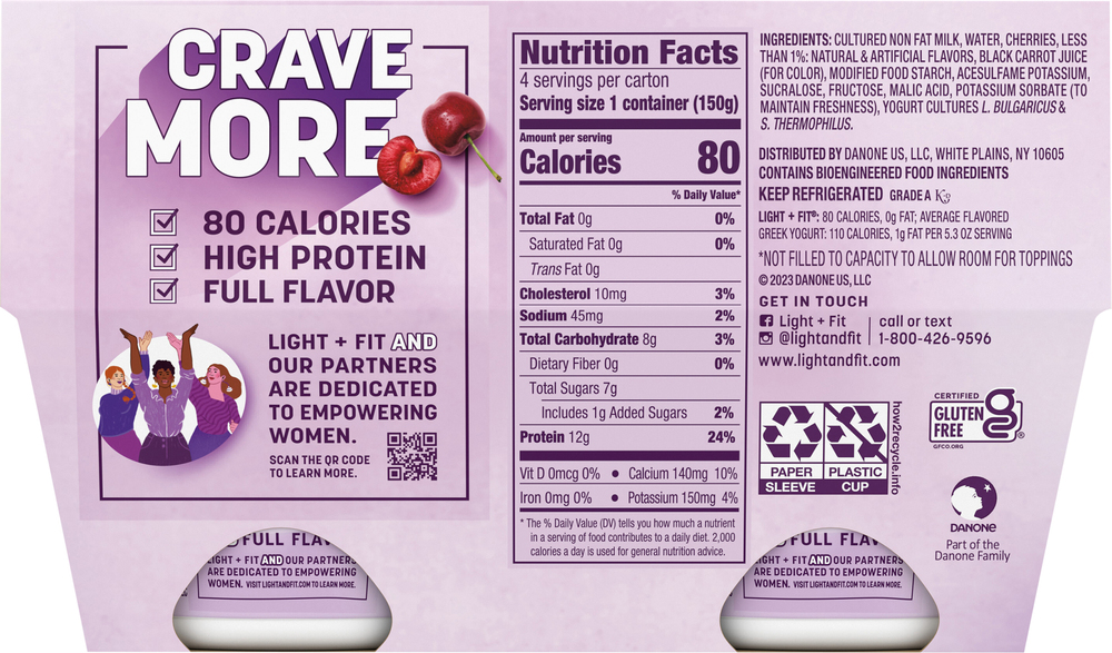 Light & Fit Greek Yogurt Ingredients: What’s Inside?