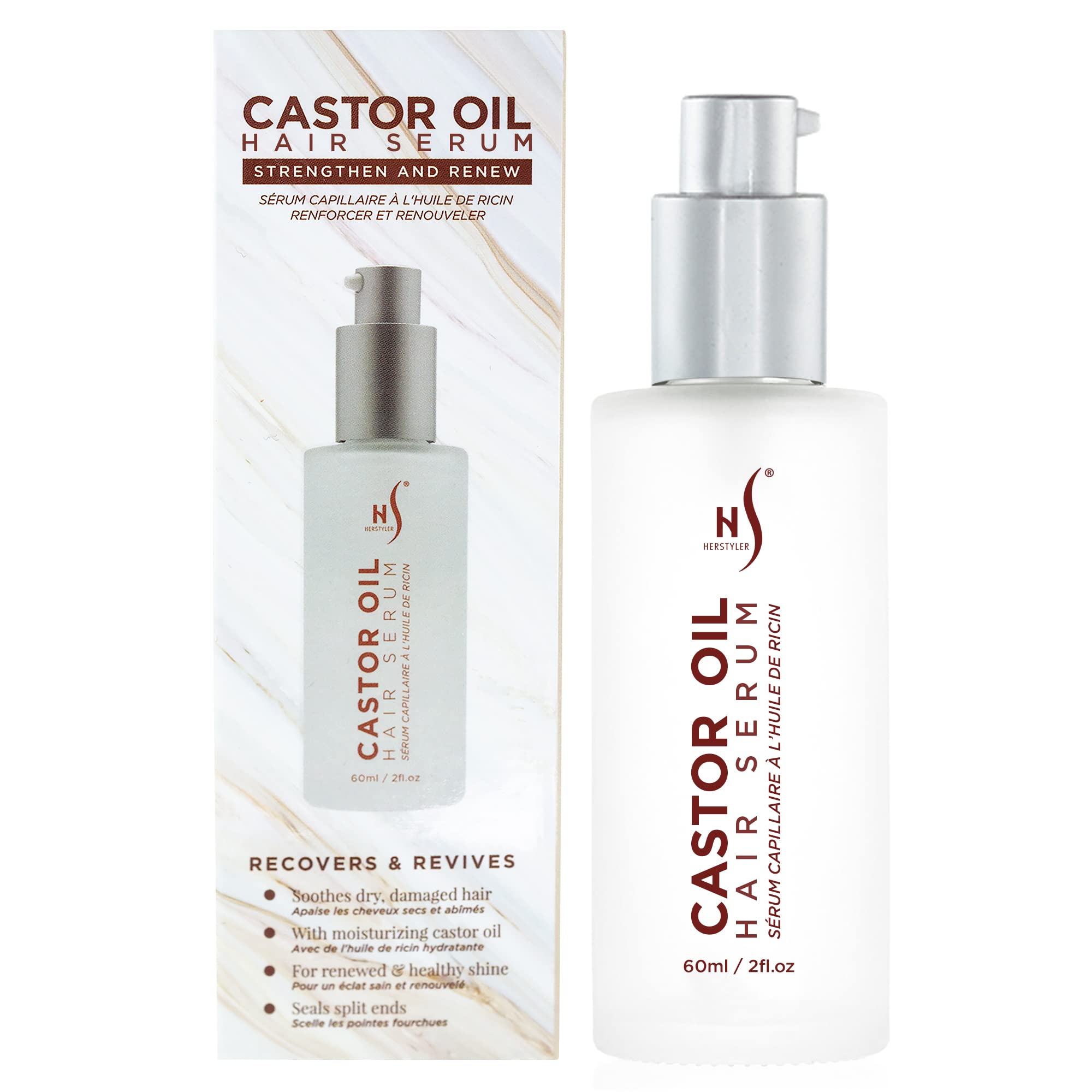 Castor Oil Hair Serum for Fast Growth & Shine—See Results Fast