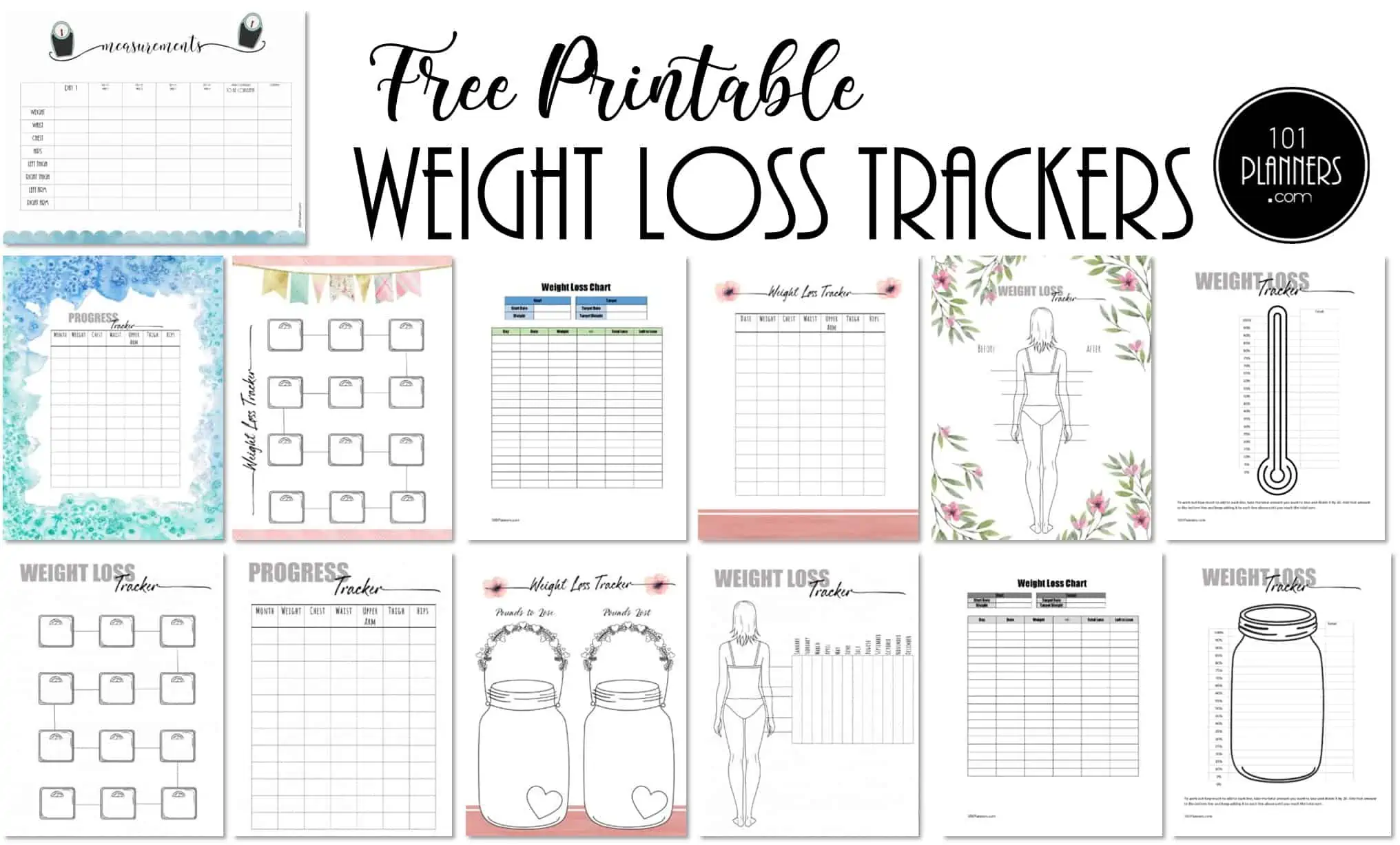 Free Weight Loss Tracker Printable PDF – Easy to Use!
