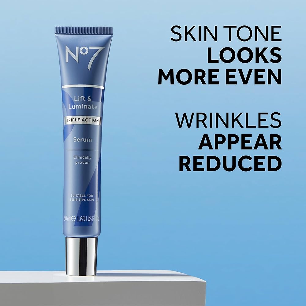 No7 Lift and Luminate Triple Action Serum Reviews | Radiant Glow & Wrinkle Reduction