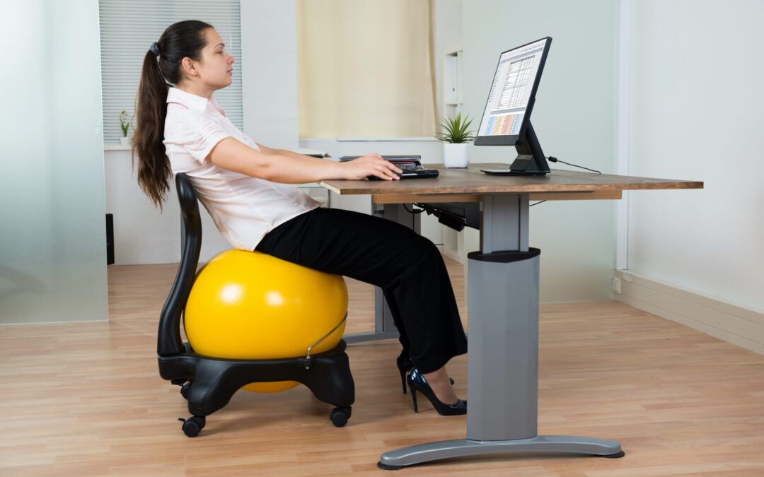 Fit Ball Office Chair Benefits with Ergonomic Support and Core Strength Improvement
