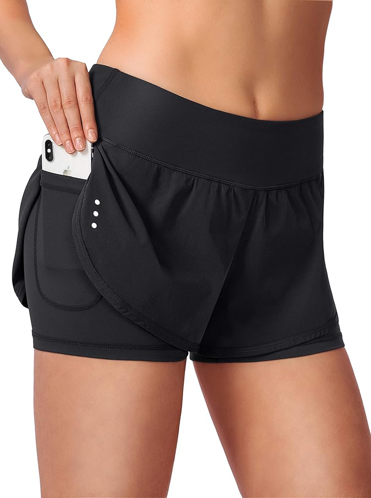 Womens Spanex Shorts for Running & Breathable Activewear Comfort