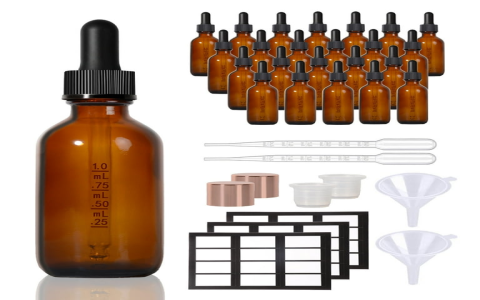 Top Quality Serum Bottle with Dropper for Essential Oils & Skincare