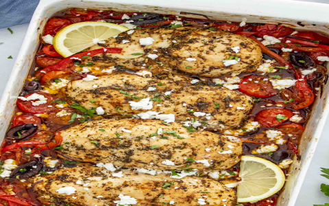 Mediterranean Lemon Chicken with Artichokes and Olives | Easy One-Pan Dinner Recipe
