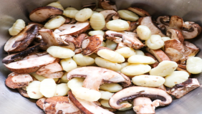 Easy Sheet-Pan Gnocchi with Mushrooms & Spinach Recipe