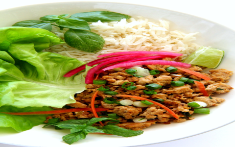 Delicious Thai Lettuce Wraps with Ground Turkey Recipe
