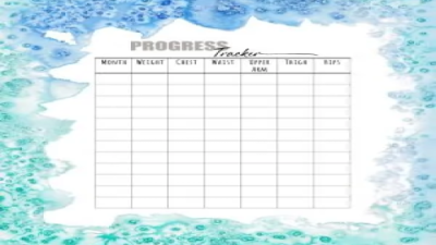 Free Weight Loss Tracker Printable PDF – Easy to Use!