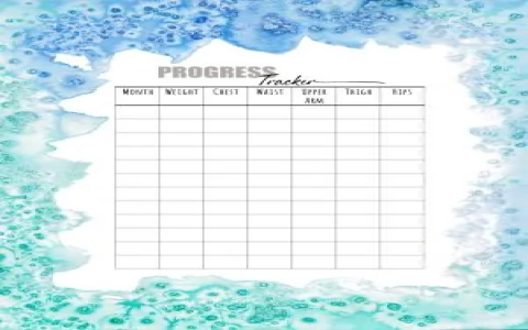Free Weight Loss Tracker Printable PDF – Easy to Use!