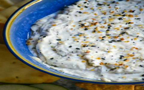 Creamy Everything Bagel Dip with Cream Cheese Recipe