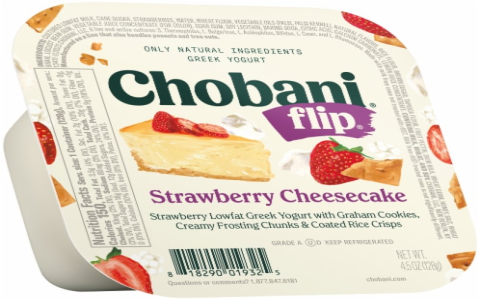 Chobani Fruit on the Bottom Nutrition Facts & Protein Content in Greek Yogurt