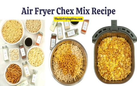 Make Perfect Chex Mix in Your Air Fryer – Quick & Easy!