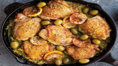 Preserved Lemon and Tomato Chicken: A Zesty Mediterranean Delight