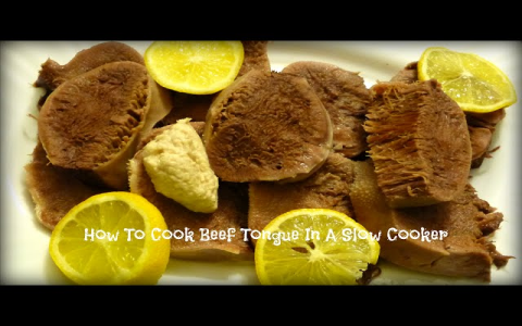 Perfectly Tender Cow Tongue: Slow Cooker Cooking Made Easy