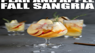 Apple Cider Sangria with Prosecco: Perfect Fall Drink & Holiday Party Cocktail
