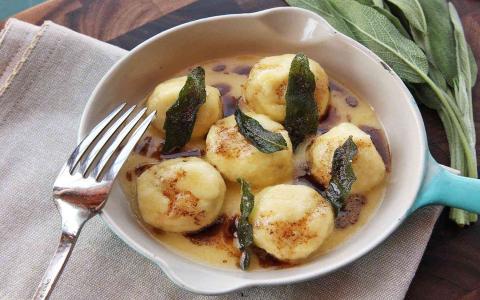Brown Butter Sage Gnocchi Chicken Recipe with Crispy Sage & Parmesan