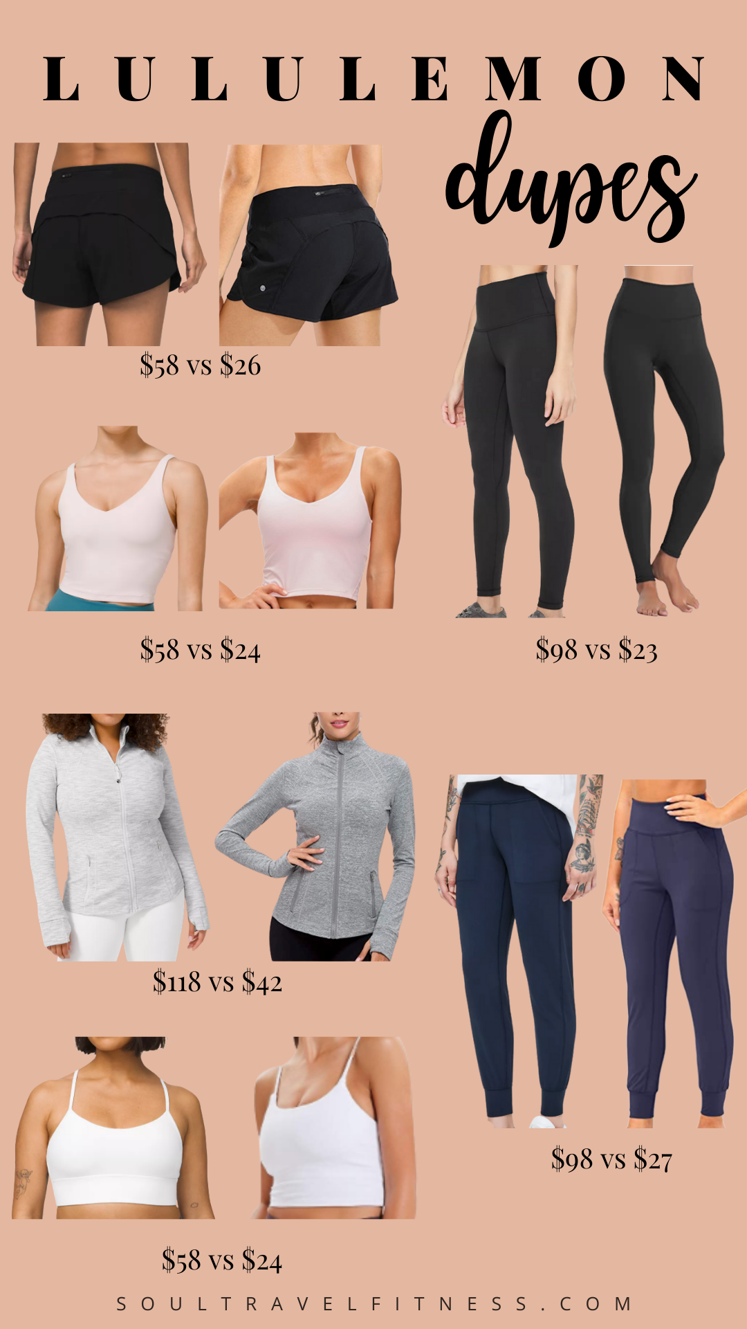 Best Lululemon Knock Offs That Look Just Like The Real Deal
