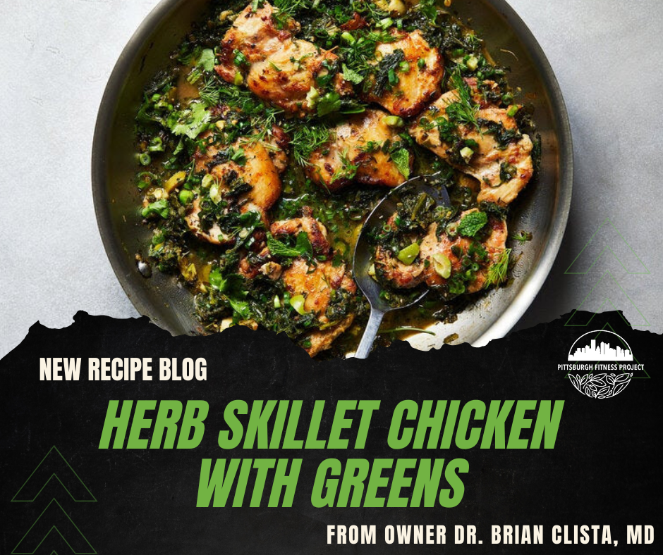Quick & Easy Weeknight Dinner: Herby Skillet Chicken with Greens