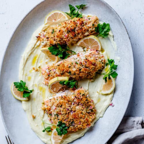 Horseradish Crusted Salmon Recipe: Easy Oven Baked Fish with Herb Crust