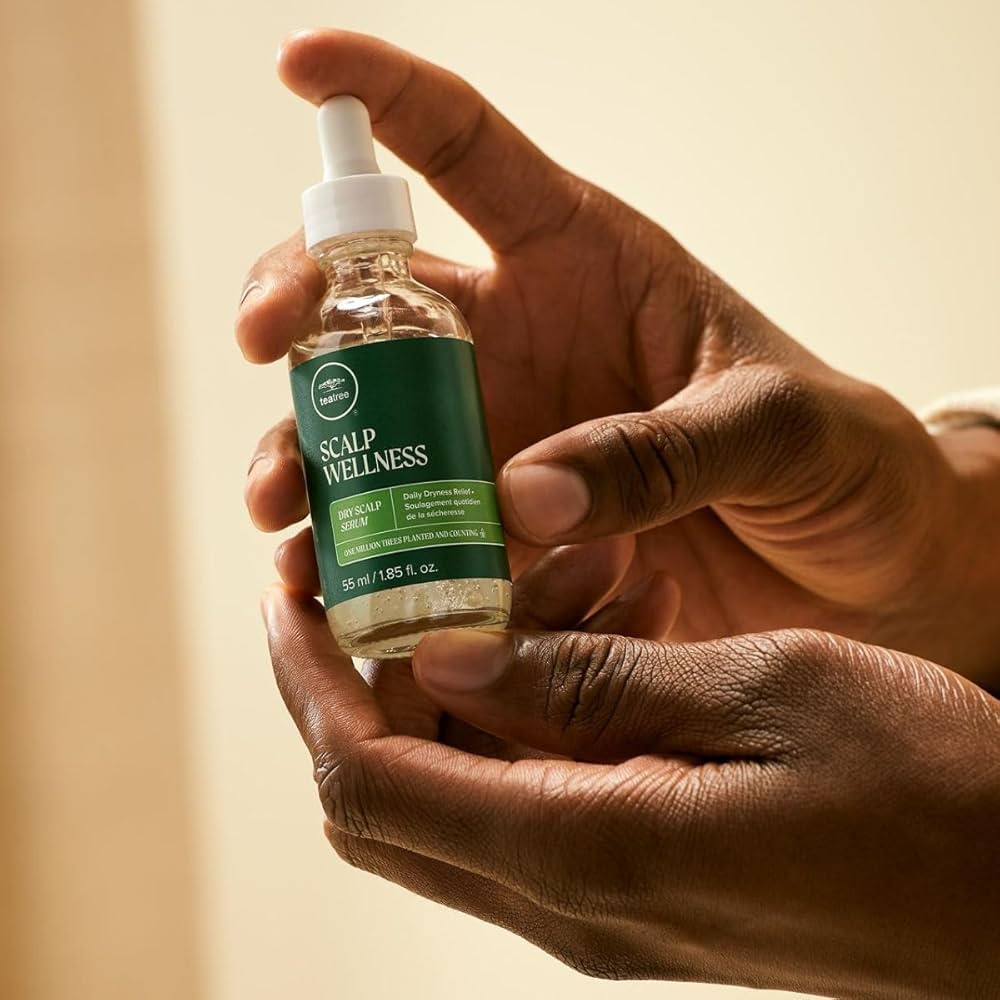 Tea Tree Oil Scalp Serum for Itchy, Dry Scalp Relief
