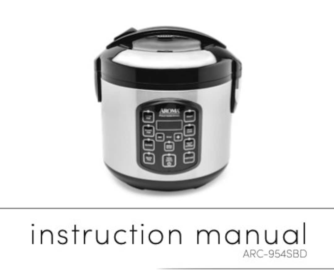 Download Aroma Digital Rice Cooker Instruction Manual PDF: Your Go-To Guide for Perfect Rice Every Time