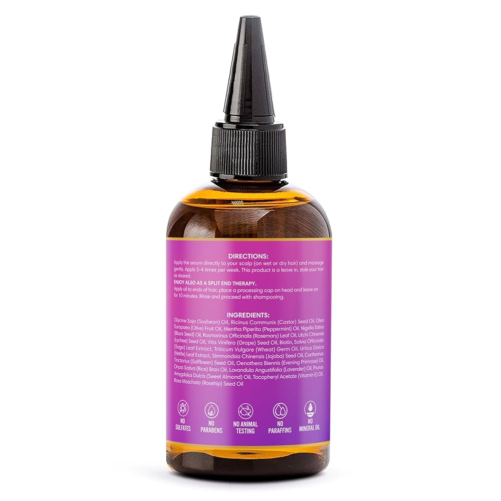 Hair Serum Purple Bottle That Actually Works - Tested!