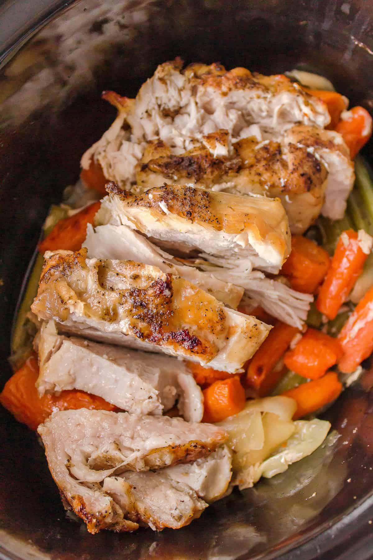Turkey Breast and Vegetables in Crock Pot – Easy & Juicy!