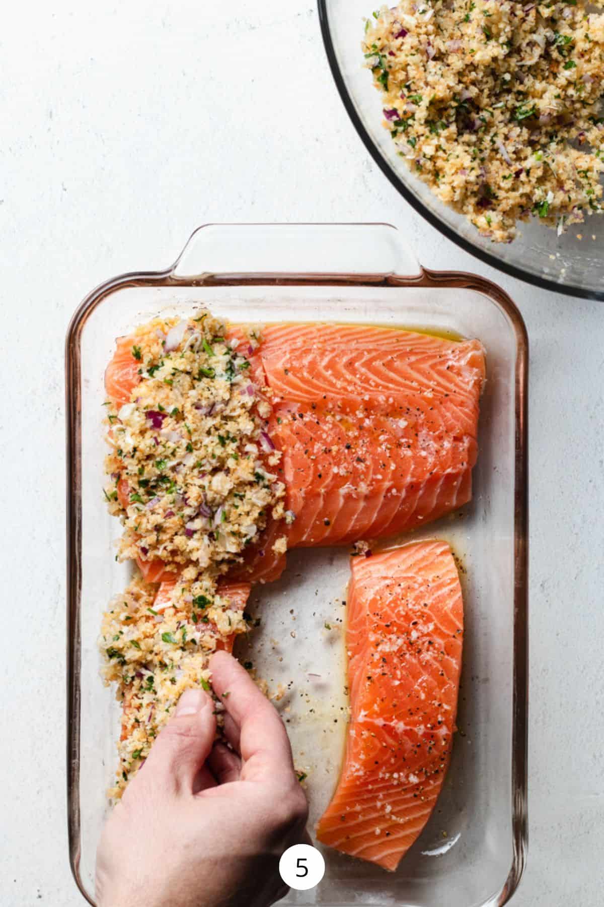 Horseradish Crusted Salmon Recipe: Easy Oven Baked Fish with Herb Crust