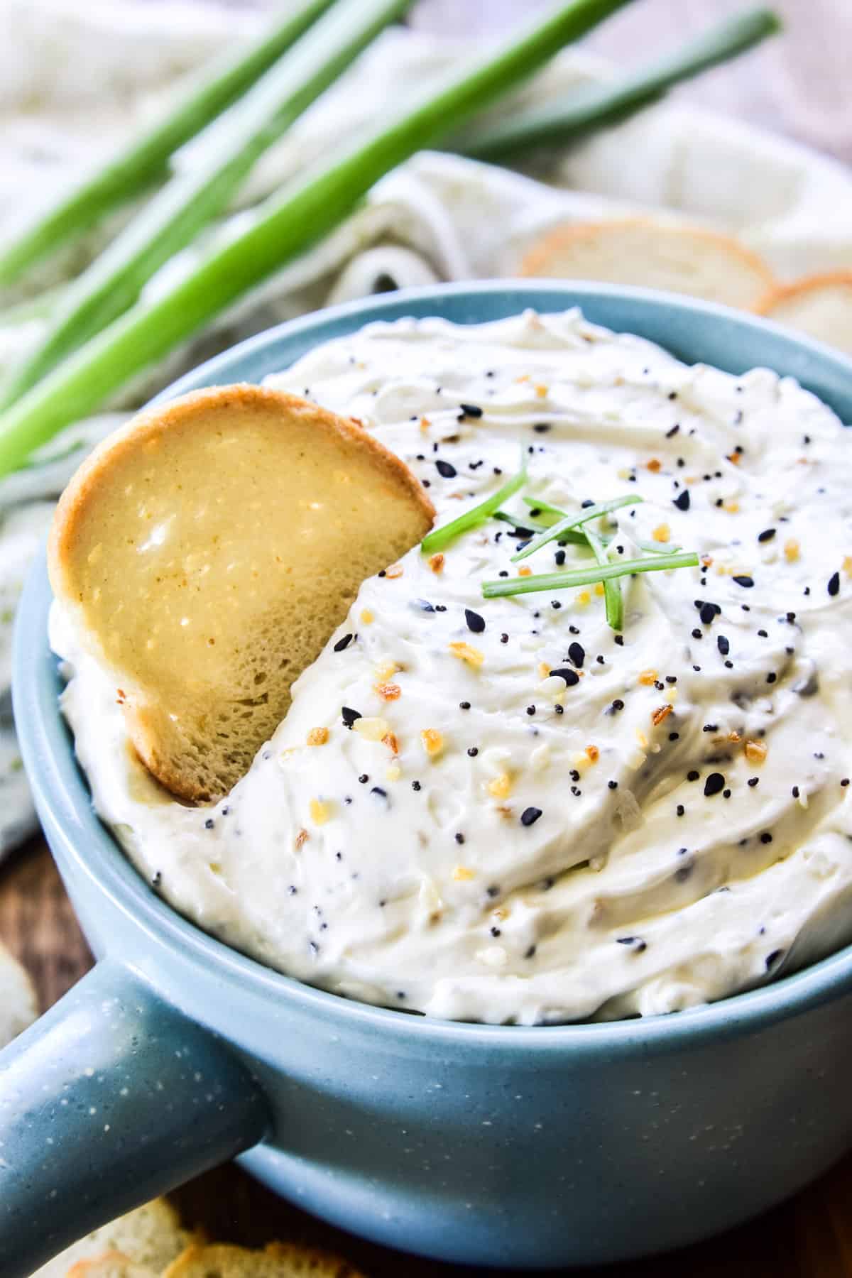 Creamy Everything Bagel Dip with Cream Cheese Recipe