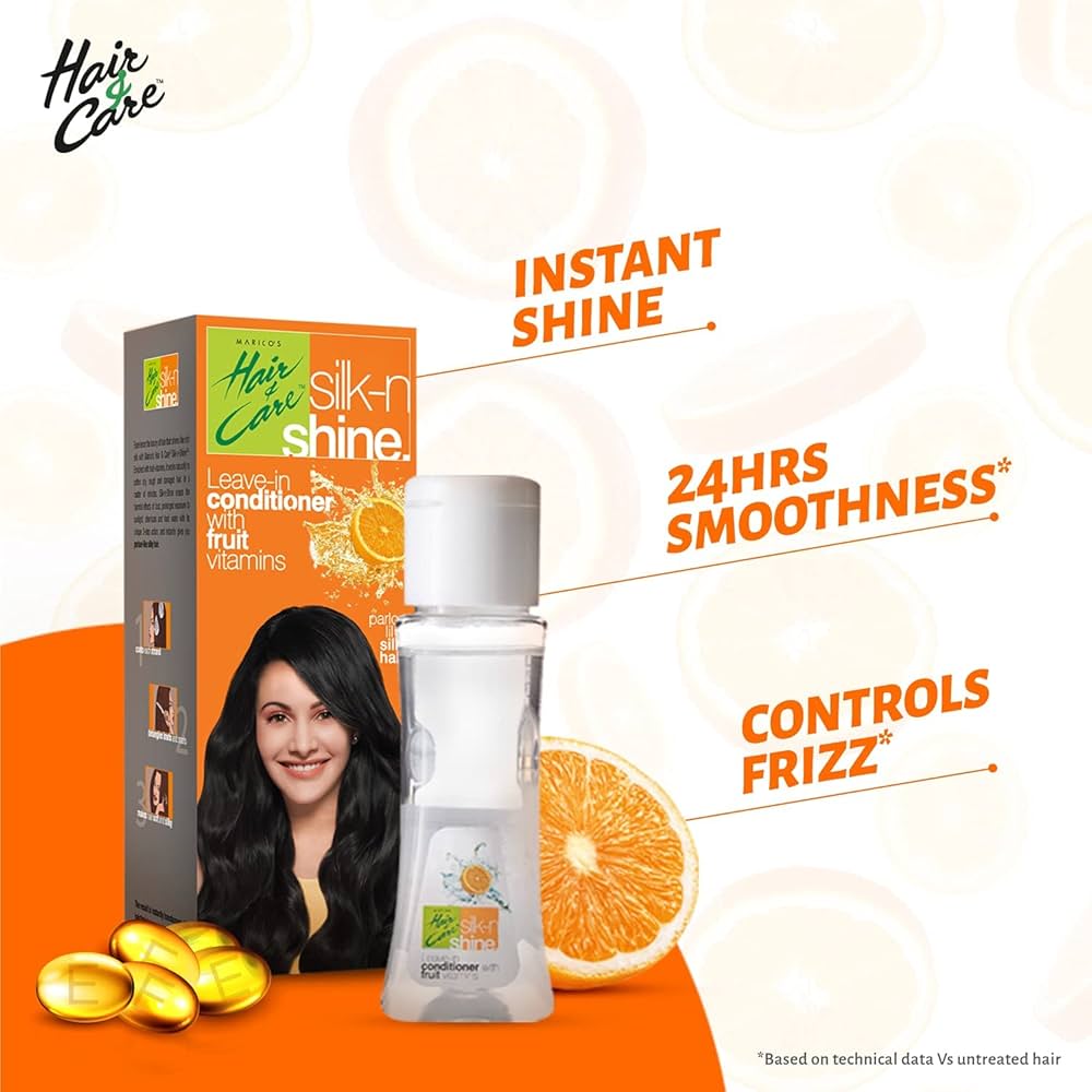Silk and Shine Hair Serum: Instant Gloss & Frizz Control