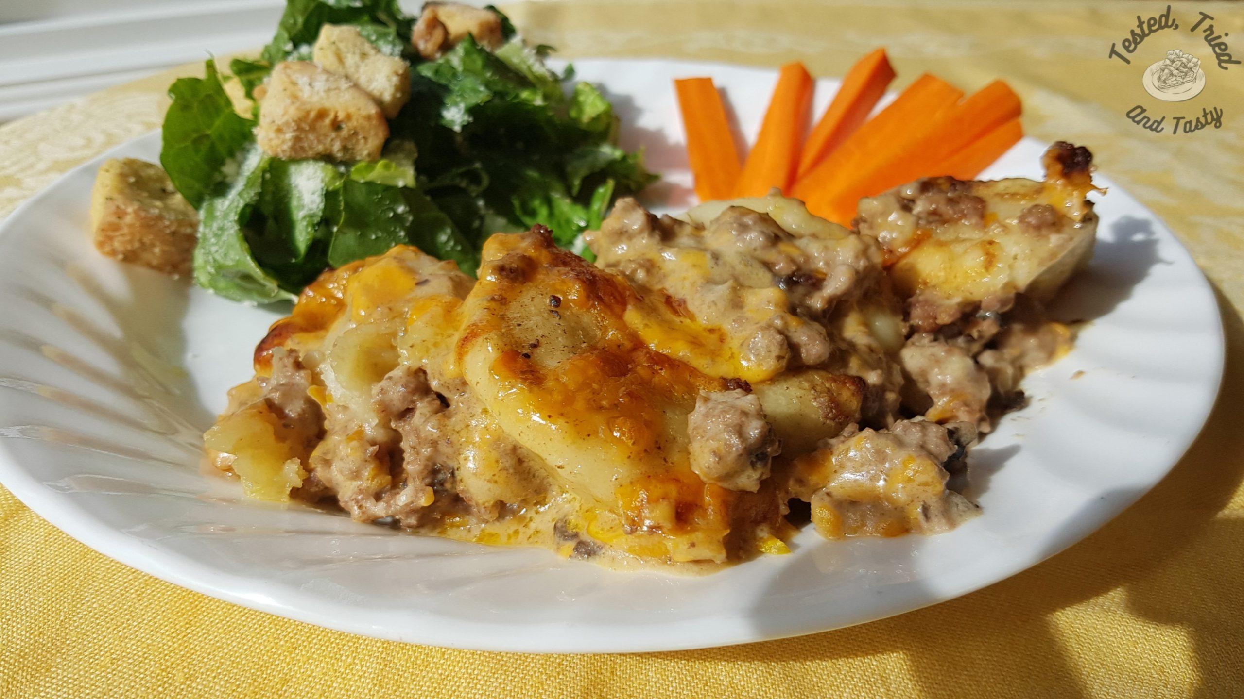 Irresistible Pierogi and Ground Beef Casserole Recipe