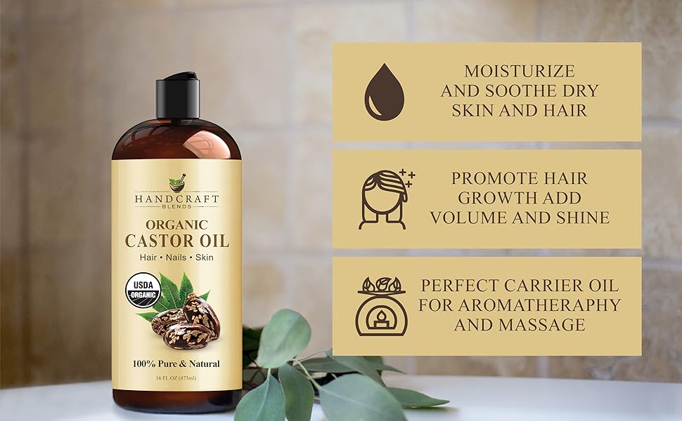 Castor Oil Serum: Boost Hair Growth & Shine Fast
