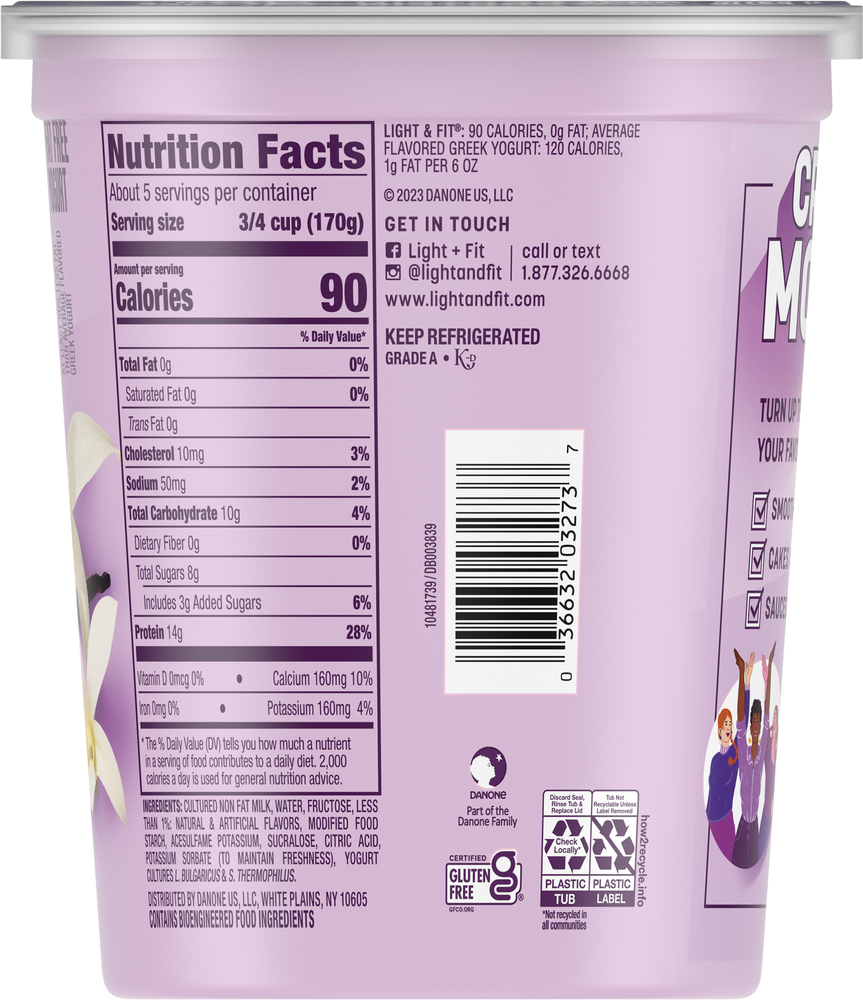 Light & Fit Greek Yogurt Ingredients: What’s Inside?