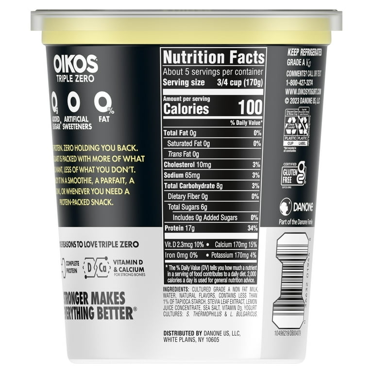 Triple Zero Greek Yogurt Nutrition: High Protein & Zero Added Sugar Benefits