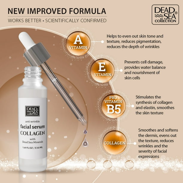 Dead Sea Collection Facial Serum for Hydration & Anti-Aging Care