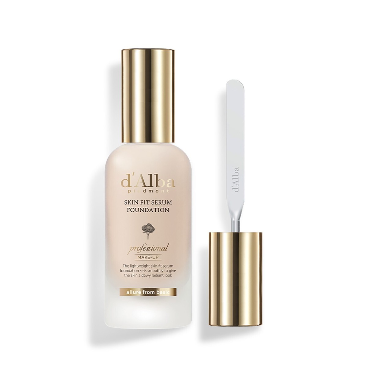 d'Alba Skin Fit Serum Foundation: Glow & Hydrate Instantly