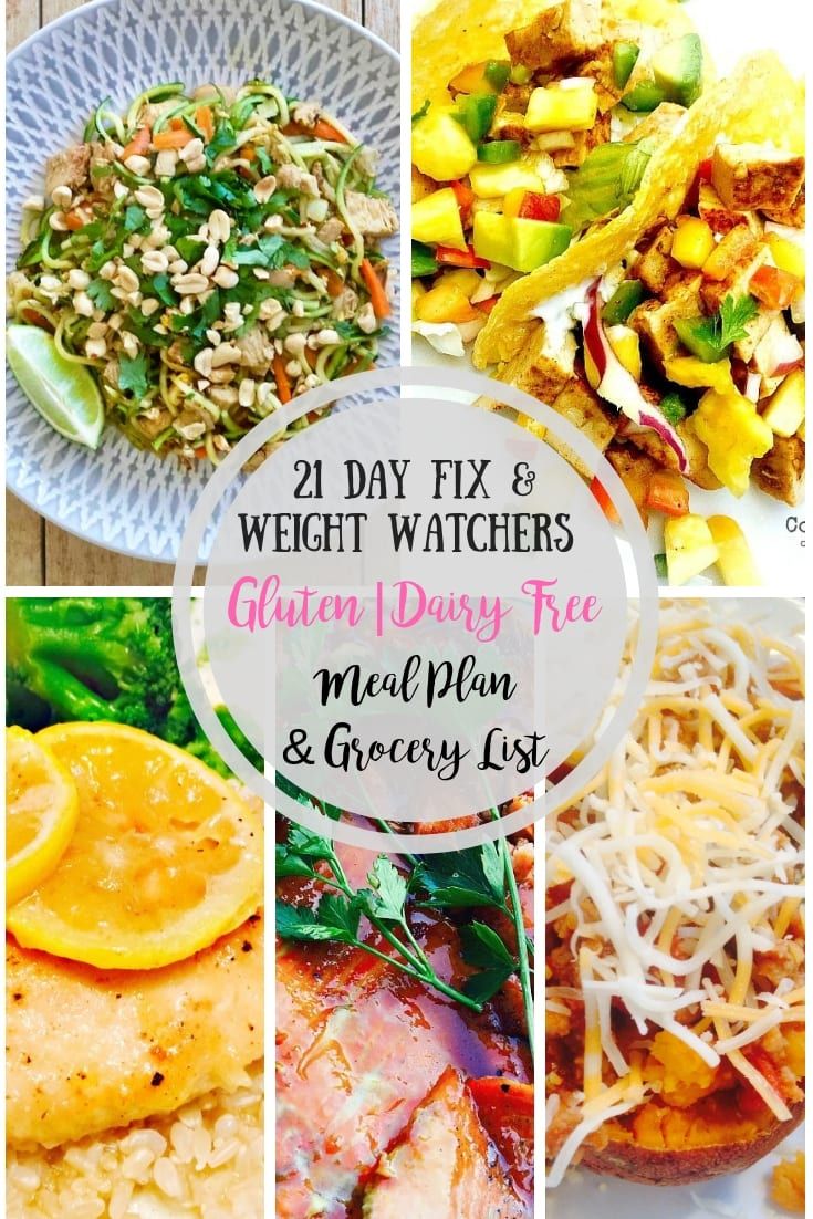 21 Day Gluten and Dairy Free Meal Plan with Healthy Recipes & Weight Loss Tips