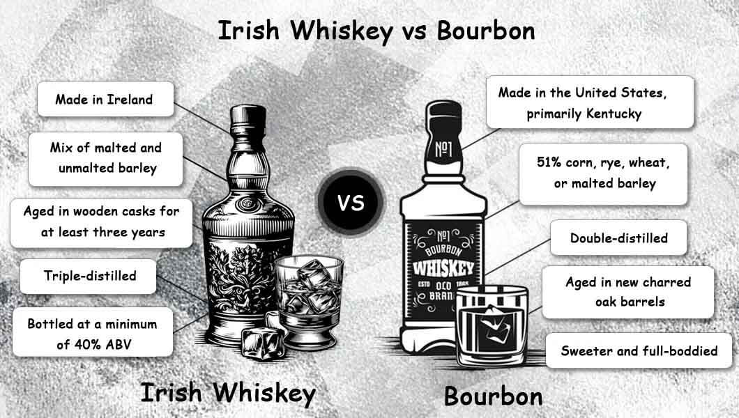 What Is the Difference Between Whiskey and Bourbon Whiskey?