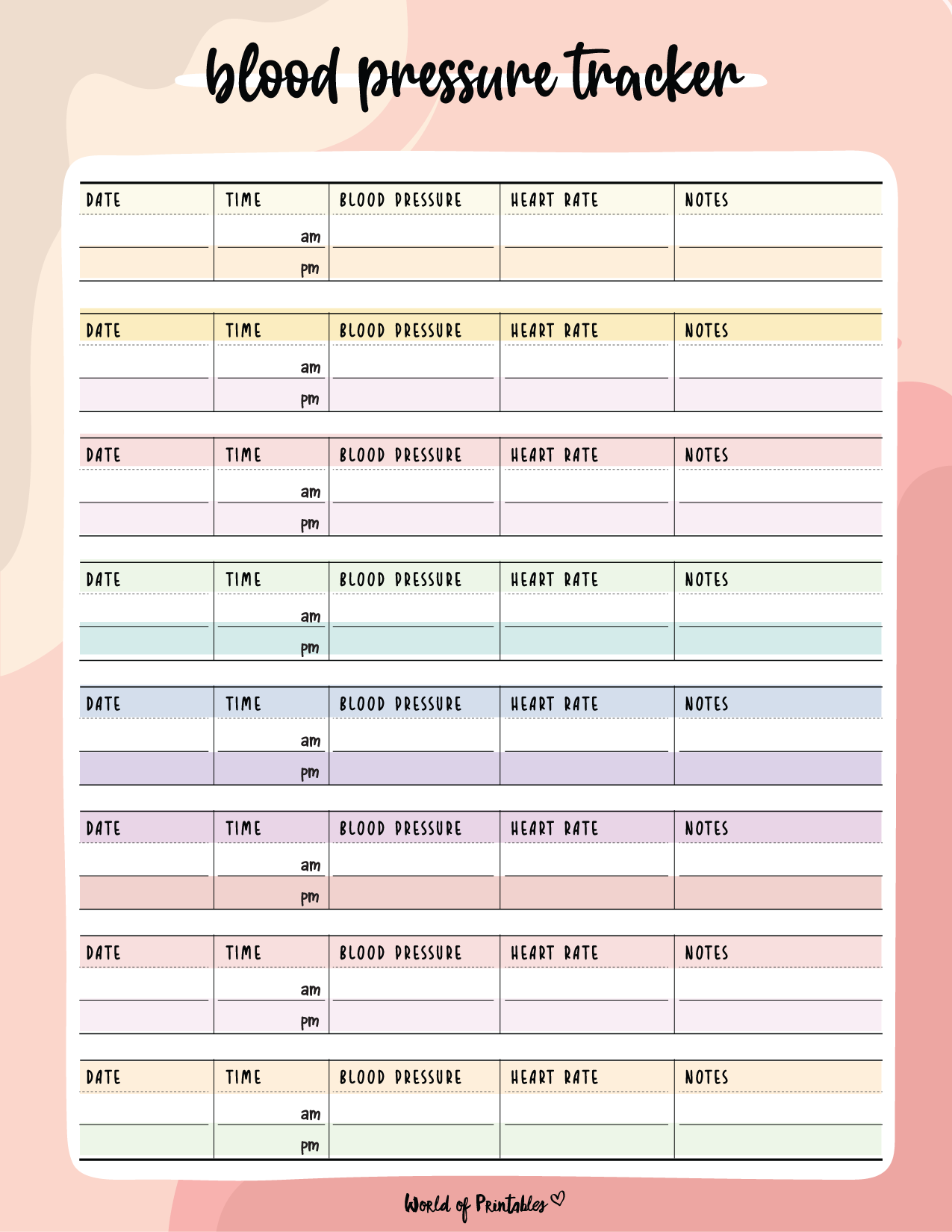 Your Free & Easy Printable NHS Blood Pressure Chart: A Personal Journey to Better Heart Health