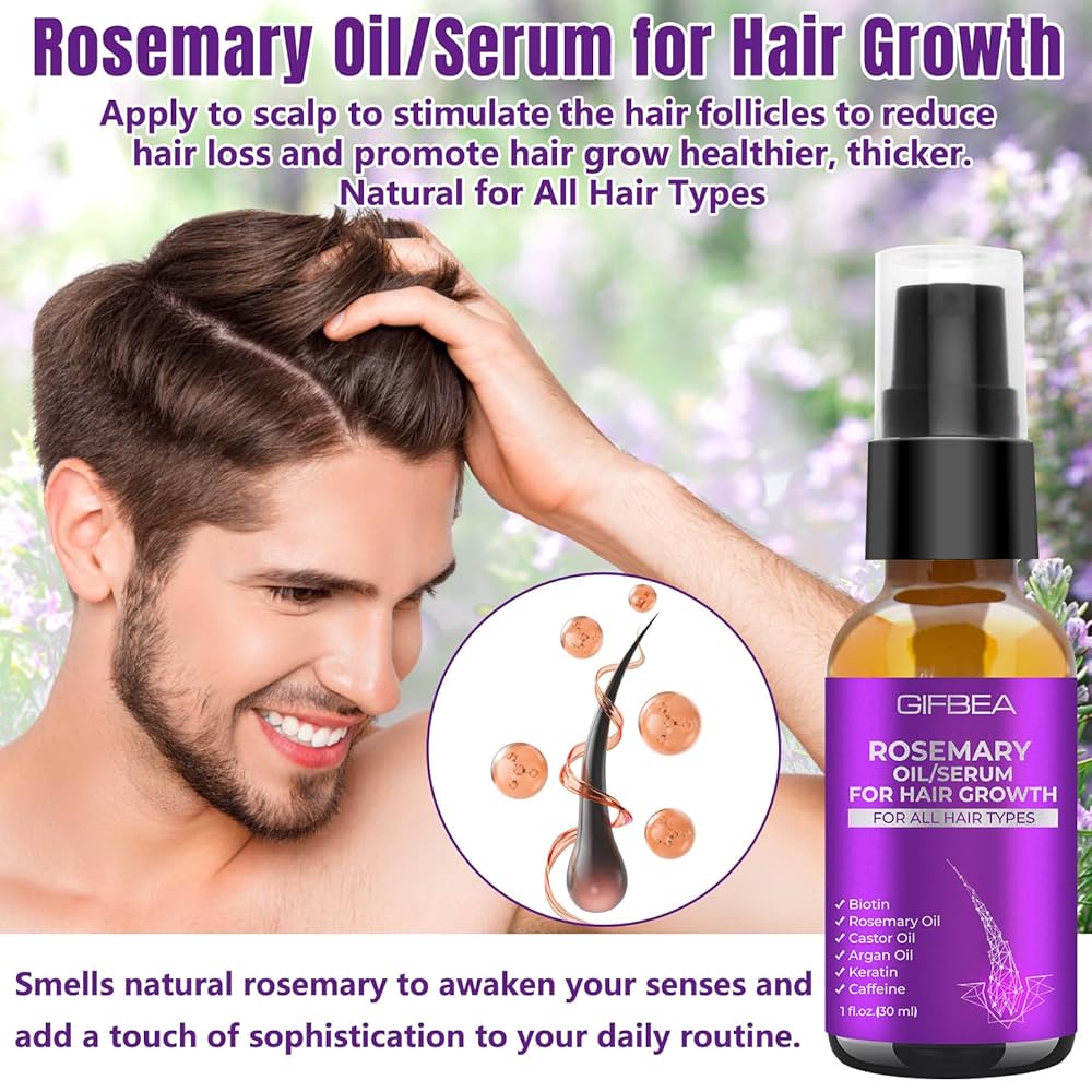Top Rosemary Hair Growth Serum for Thicker Hair & Scalp Care