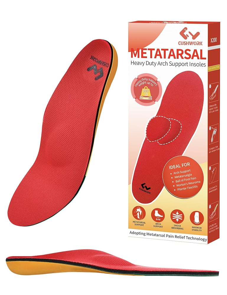 Metatarsalgia Sandals for Pain Relief with Arch Support & Cushioned Insoles