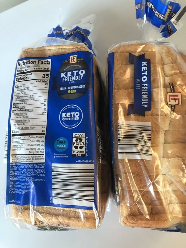 Top Choice for Keto Bread: L'oven Fresh Keto Friendly White Bread, Low Carb Delight