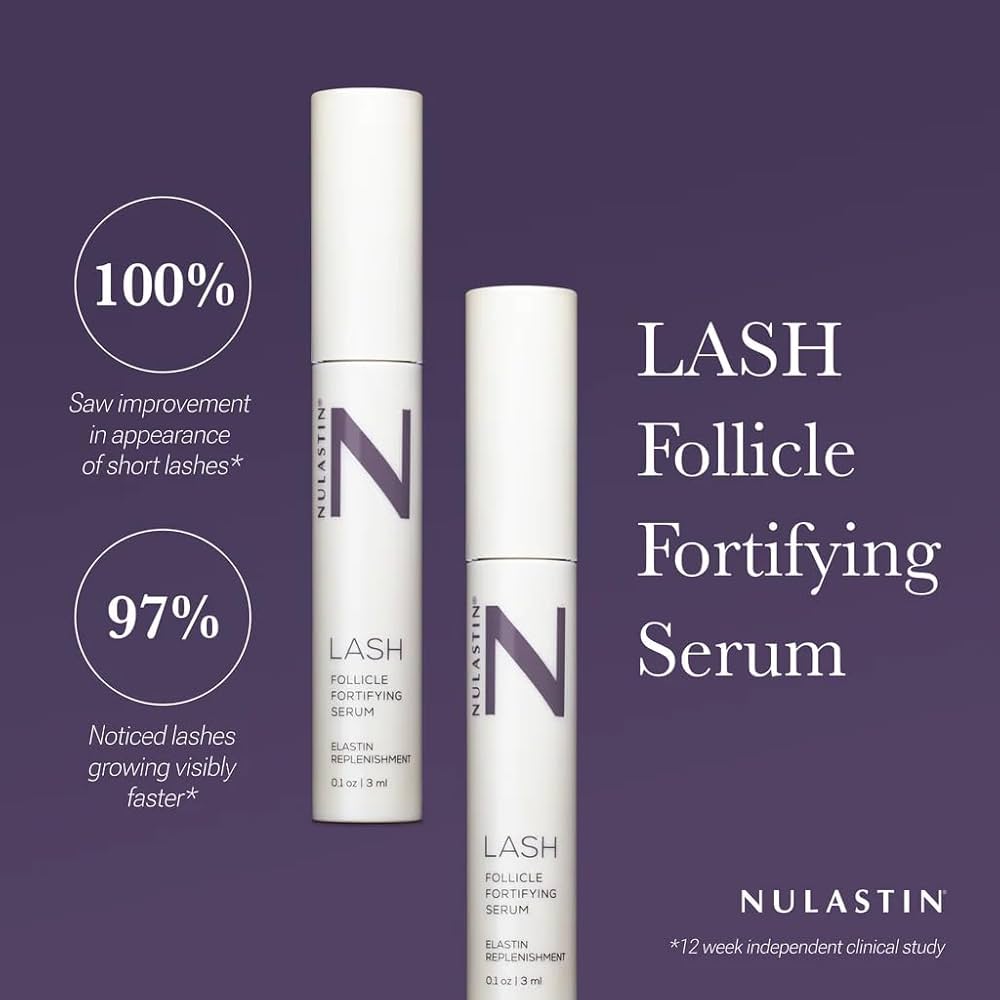 Nulastin Lash Serum for Fuller Lashes & Eyelash Growth Boost